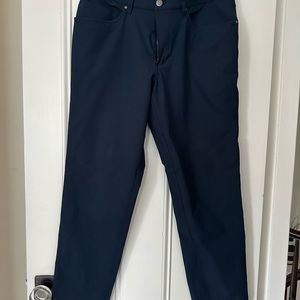 Lululemon Mens ABC Classic-Fit Pant Warpstreme True Navy